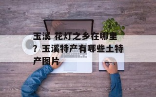 玉溪 花灯之乡在哪里？玉溪特产有哪些土特产图片