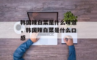 韩国辣白菜是什么味道，韩国辣白菜是什么口感