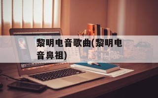 黎明电音歌曲(黎明电音鼻祖)