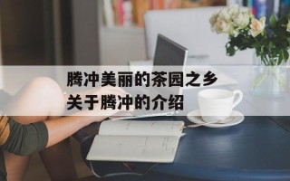 腾冲美丽的茶园之乡 关于腾冲的介绍