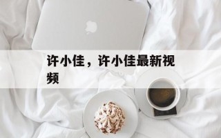 许小佳，许小佳最新视频