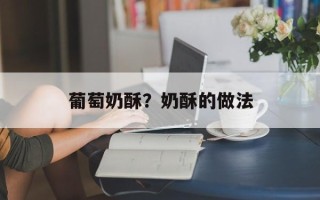葡萄奶酥？奶酥的做法
