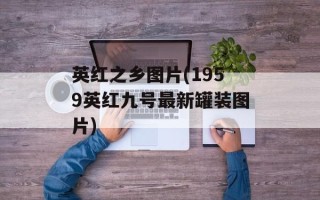 英红之乡图片(1959英红九号最新罐装图片)
