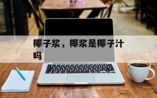 椰子浆，椰浆是椰子汁吗