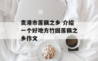 贵港市莲藕之乡 介绍一个好地方竹园莲藕之乡作文