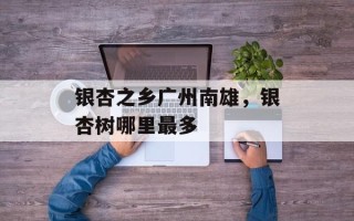 银杏之乡广州南雄，银杏树哪里最多