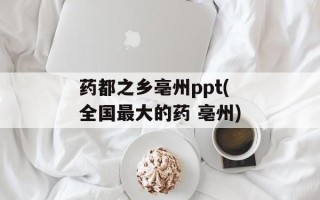 药都之乡亳州ppt(全国最大的药 亳州)
