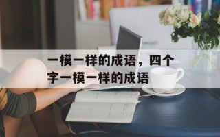 一模一样的成语，四个字一模一样的成语