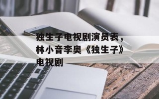 独生子电视剧演员表，林小音李奥《独生子》电视剧
