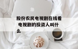 股份农民电视剧在线看 电视剧的投资人叫什么