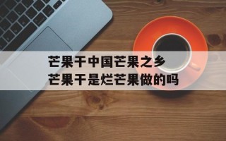 芒果干中国芒果之乡 芒果干是烂芒果做的吗