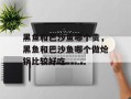 黑鱼和巴沙鱼哪个贵，黑鱼和巴沙鱼哪个做炝锅比较好吃