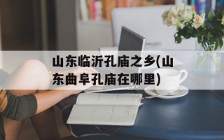 山东临沂孔庙之乡(山东曲阜孔庙在哪里)