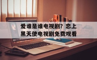 爱谁是谁电视剧？恋上黑天使电视剧免费观看