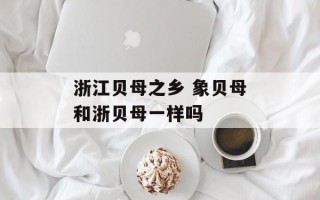 浙江贝母之乡 象贝母和浙贝母一样吗