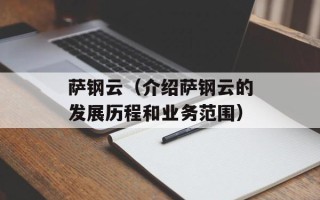 萨钢云（介绍萨钢云的发展历程和业务范围）
