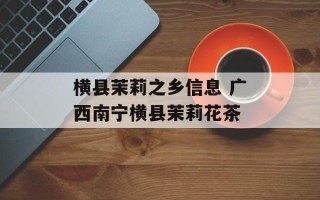 横县茉莉之乡信息 广西南宁横县茉莉花茶