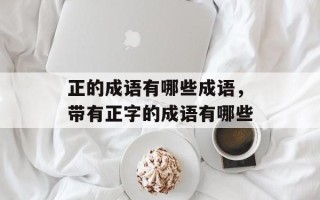 正的成语有哪些成语，带有正字的成语有哪些
