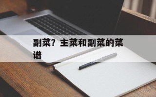 副菜？主菜和副菜的菜谱