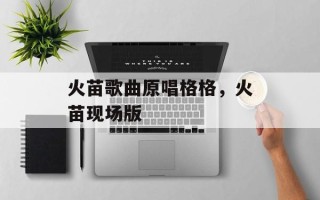 火苗歌曲原唱格格，火苗现场版