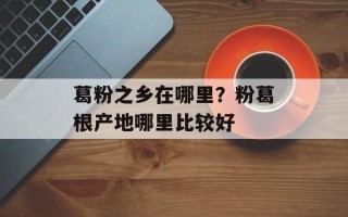 葛粉之乡在哪里？粉葛根产地哪里比较好