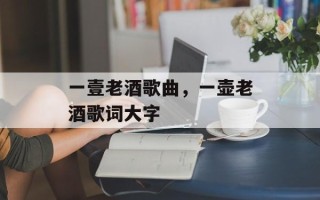 一壹老酒歌曲，一壶老酒歌词大字