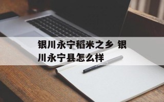银川永宁稻米之乡 银川永宁县怎么样
