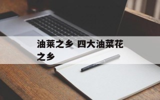 油莱之乡 四大油菜花之乡