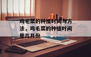 鸡毛菜的种植时间与方法，鸡毛菜的种植时间是几月份