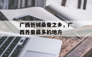 广西忻城桑蚕之乡，广西养蚕最多的地方