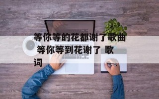等你等的花都谢了歌曲 等你等到花谢了 歌词