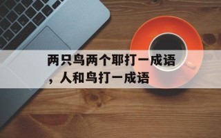 两只鸟两个耶打一成语，人和鸟打一成语
