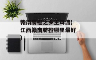 赣南脐橙之乡王母渡(江西赣南脐橙哪里最好)