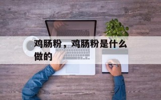 鸡肠粉，鸡肠粉是什么做的