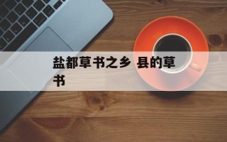 盐都草书之乡 县的草书