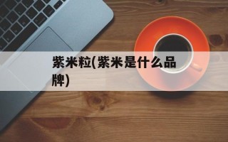 紫米粒(紫米是什么品牌)