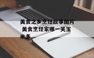 美食之乡烹饪故事图片 美食烹饪家哪一关玉米多