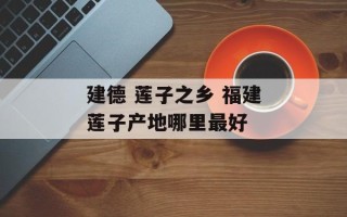 建德 莲子之乡 福建莲子产地哪里最好