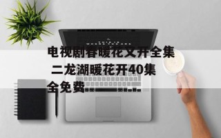 电视剧春暖花又开全集 二龙湖暖花开40集全免费