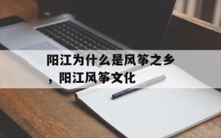 阳江为什么是风筝之乡，阳江风筝文化