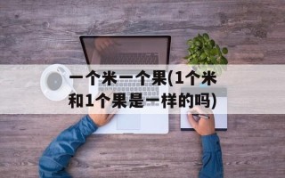 一个米一个果(1个米和1个果是一样的吗)