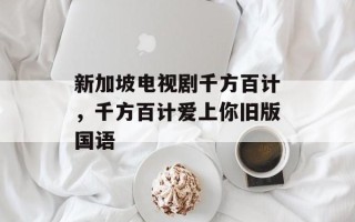 新加坡电视剧千方百计，千方百计爱上你旧版国语