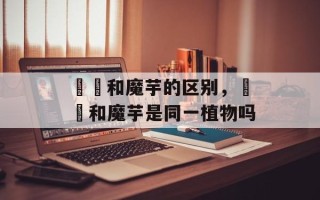 蒟蒻和魔芋的区别，蒟蒻和魔芋是同一植物吗