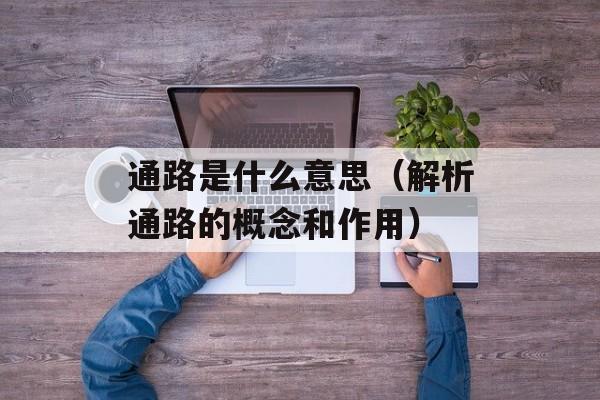 通路是什么意思（解析通路的概念和作用）-第1张图片-