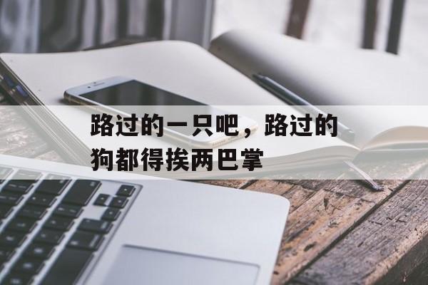 路过的一只吧，路过的狗都得挨两巴掌-第1张图片-