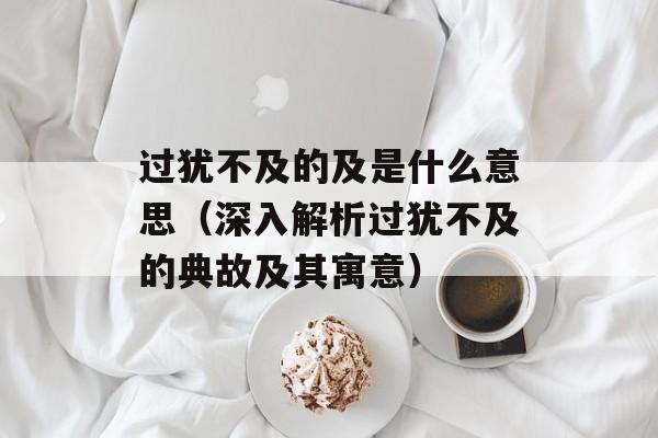 过犹不及的及是什么意思（深入解析过犹不及的典故及其寓意）-第1张图片-