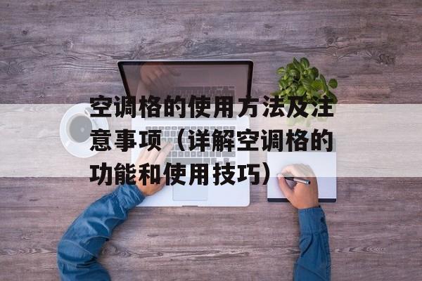 空调格的使用方法及注意事项（详解空调格的功能和使用技巧）-第1张图片-