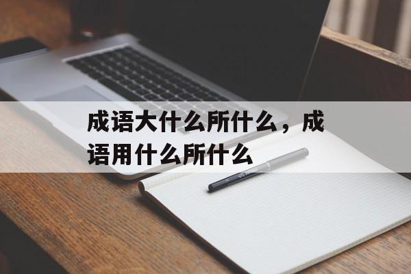 成语大什么所什么，成语用什么所什么-第1张图片-