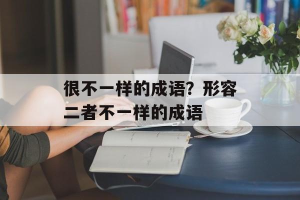 很不一样的成语？形容二者不一样的成语-第1张图片-