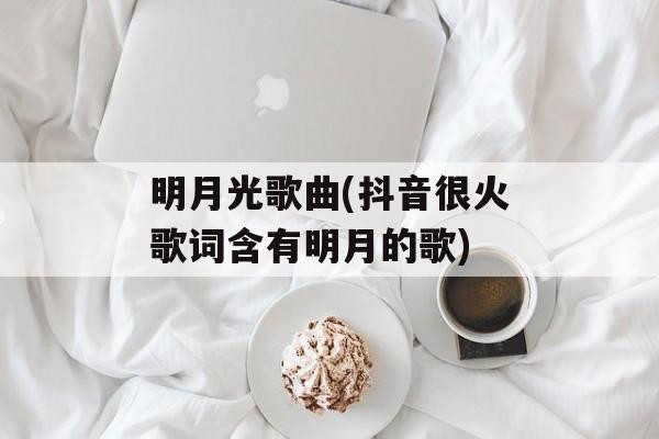 明月光歌曲(抖音很火歌词含有明月的歌)-第1张图片-